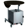 Carrello colazione tondo Forcar CB980CA Carbon Ø80 cm