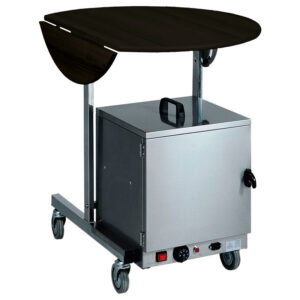 Carrello colazione tondo Forcar CB980CA Carbon Ø80 cm