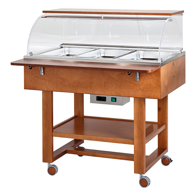 Carrello bagnomaria Forcar CL2778N | 3 GN1/1 | +30/+90 °C