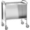 Carrello portapiatti Forcar CP1441C – 200 piatti, con piano superiore
