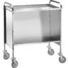 Carrello portapiatti Forcar CP1441C – 200 piatti, con piano superiore