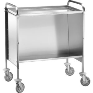 Carrello portapiatti Forcar CP1441C – 200 piatti, con piano superiore
