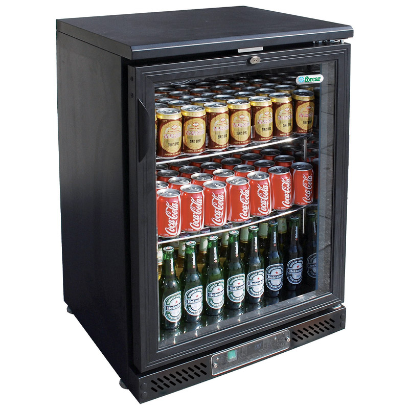 Bottle cooler Forcar G-BC1PB, una porta battente, 140 L