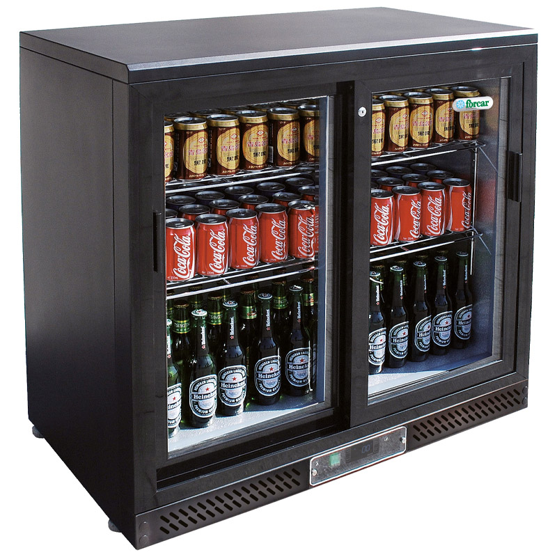 Bottle cooler Forcar G-BC2PS a due porte scorrevoli