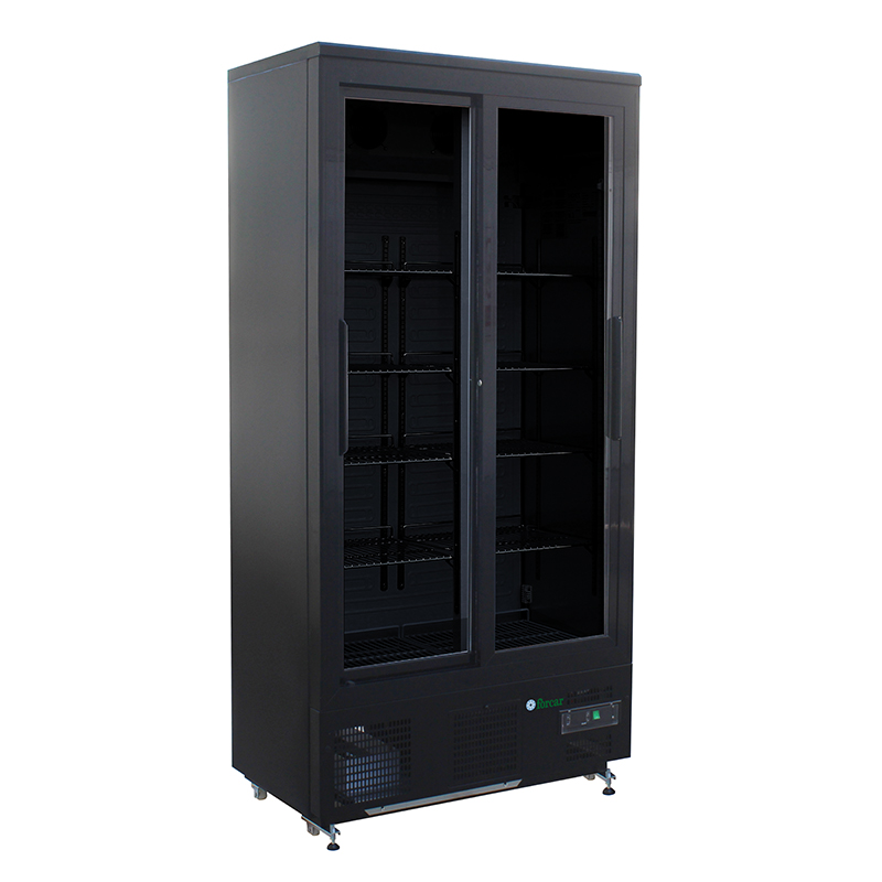 Frigo bibite 2 porte in vetro scorrevoli Forcar G-BC500BPS | 315 L | statica +2/+8°C | 92x51,4x188 cm - immagine 1