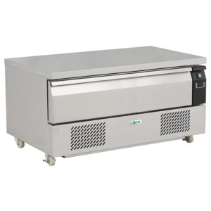 Cassettiera refrigerata ventilata su ruote Forcar G-CBR13 | 1 cassetto | 116 L | +1/+4 °C o -18/-21 °C | L123xP70xH60 cm