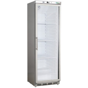 Armadio frigo statico inox Forcar G-ER400GSS | 340 L | +2/+8 °C | L60xP58,5xH185,5 cm