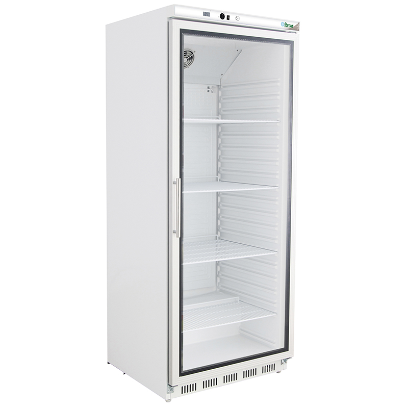 Armadio frigo statico con porta in vetro Forcar G-ER600G | 570 L | +2/+8 °C | L77,7xP69,5xH189,5 cm