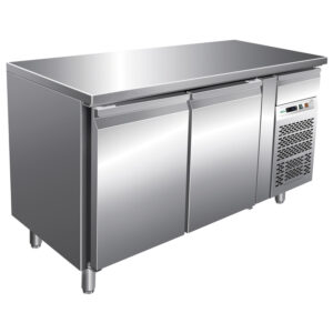 Tavolo congelatore ventilato 2 porte – Forcar G-GN2100BT | 282 L | -18/-22 °C | L136xP70xH86 cm