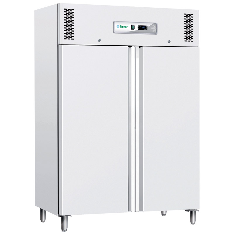 Armadio frigo statico GN 2/1 2 porte Forcar G-GNB1200TN | 1104 L | +2/+8 °C | L134xP80xH201 cm