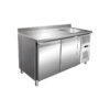 Tavolo frigo ventilato con lavello 2 porte Forcar G-GNS2200TN | 390 L | -2/+8 °C | L151xP70xH96 cm