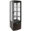 Vetrina pasticceria 4 lati vetro Forcar G-LSC235B | 235 L | ventilata +2/+8°C | 51,5x48,5x169,5 cm