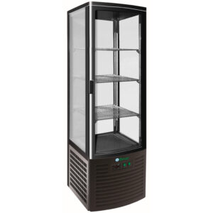 Vetrina pasticceria 4 lati vetro Forcar G-LSC235B | 235 L | ventilata +2/+8°C | 51,5x48,5x169,5 cm