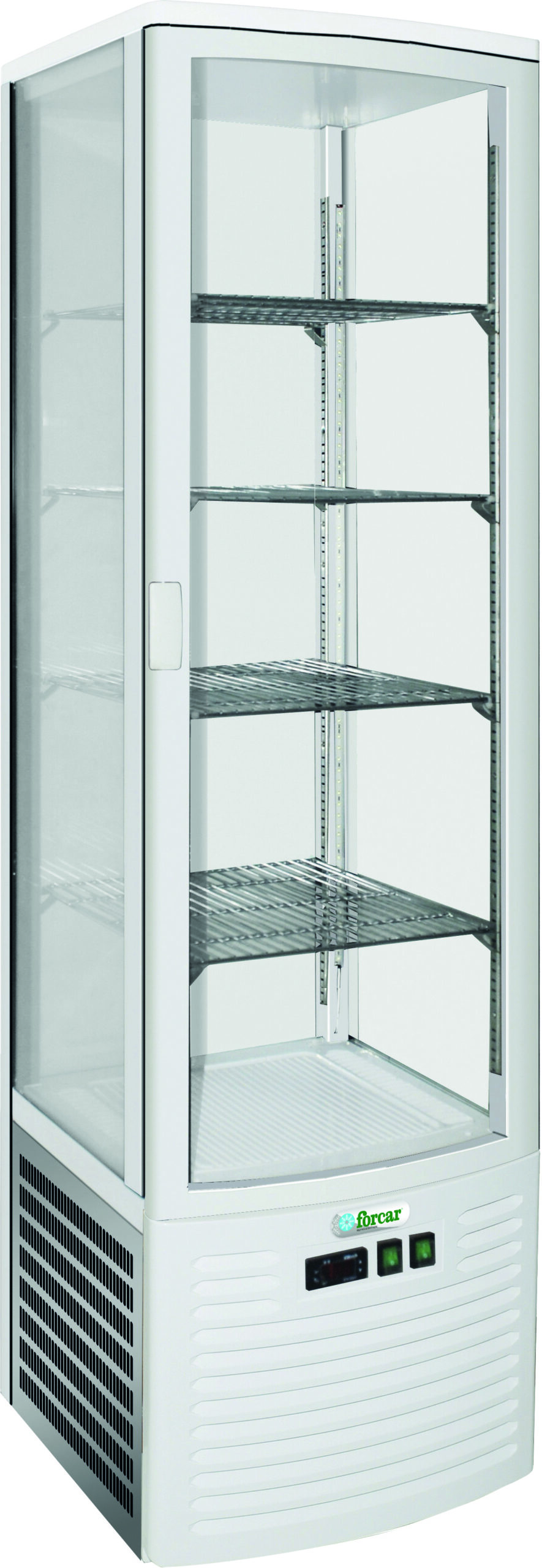 VETRINA REFRIGERATA VENTILATA +2°C/+8°C 4 LATI VETRO