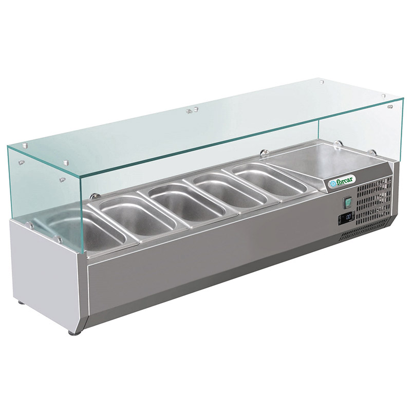 Vetrina porta ingredienti Forcar G-RI12033V 120 cm - immagine 1