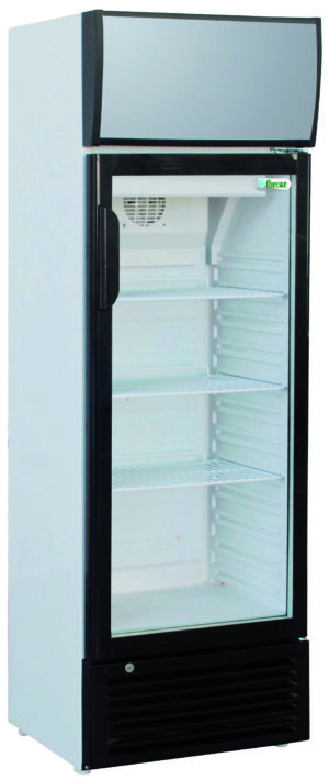 Frigo bibite 1 porta in vetro Forcar G-SNACK176SC | 171 L | statica +2/+8°C | 55x45x165 cm