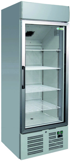 Armadio frigo 1 porta in vetro Forcar G-SNACK340TNG | 331 L | statica +2/+8°C | 66x65x191 cm