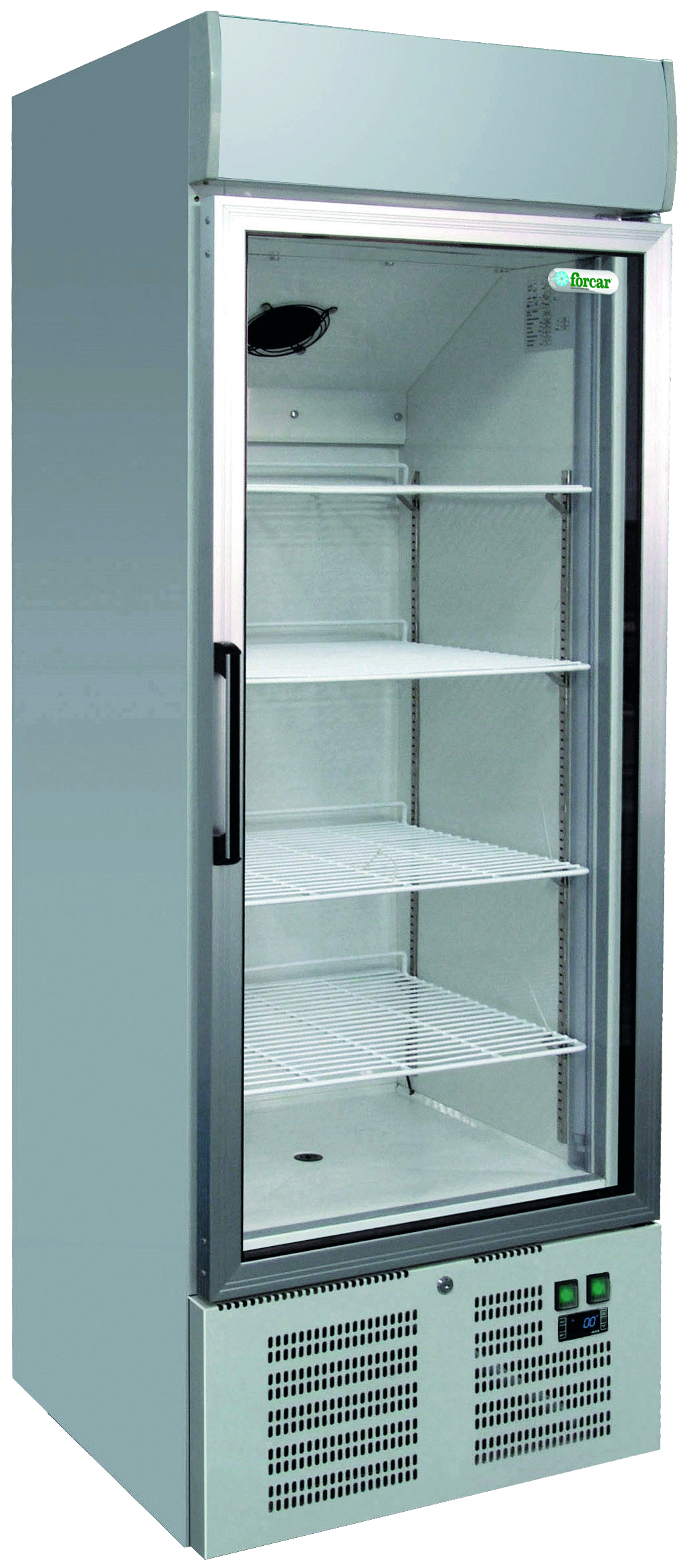 Armadio frigo 1 porta in vetro Forcar G-SNACK340TNG | 331 L | statica +2/+8°C | 66x65x191 cm