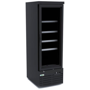 Congelatore verticale 1 porta in vetro Forcar G-SNACK610BTG | 332 L | ventilata -18/-22°C | 61x76,5x189,3 cm