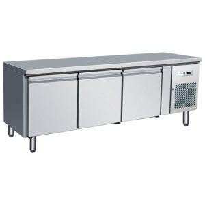 Tavolo frigo ribassato Forcar G-UGN3100TN | 3 porte | 262 L | -2/+8 °C | L179,5xP70xH65 cm