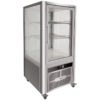 Vetrina refrigerata a 4 lati in vetro Forcar G-VGP200R | 200 L | 70,1x74,2x130 cm
