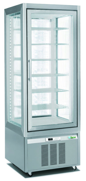 Vetrina panoramica negativa Forcar G-VGP420BT, 420 L