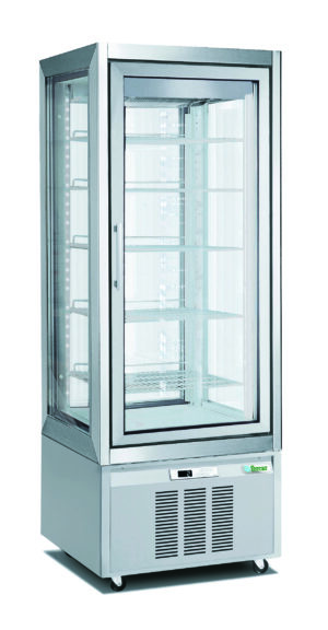 Vetrina panoramica positiva Forcar G-VGP420TN, 420 L