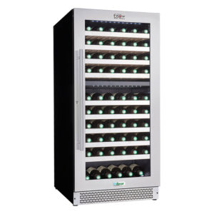 Cantinetta vino Enolo Forcar G-VI120D | 65 bottiglie | doppia temperatura