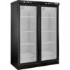 Cantinetta vino in legno Forcar KL2792CA | Carbon, interno bianco | 310+310 L