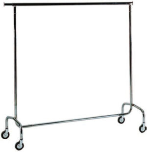 Stender portabiti cromato Forcar ST4060 | L150-210xP53xH152 cm