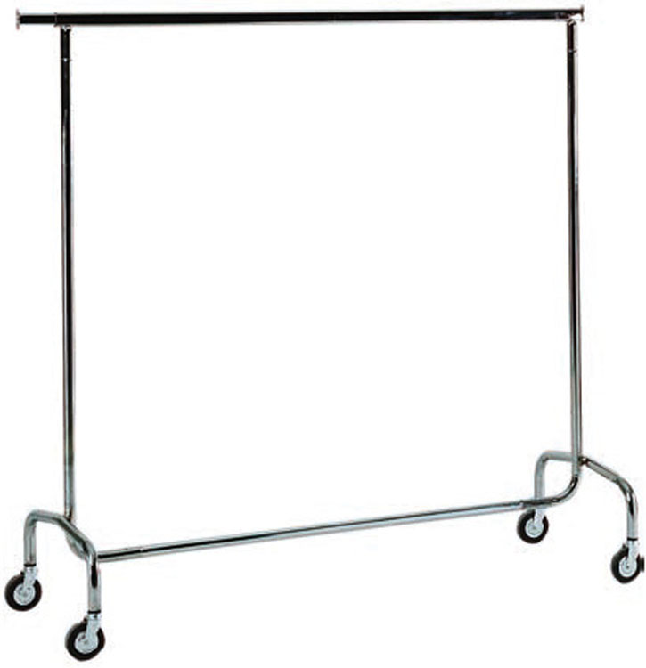 Stender portabiti cromato Forcar ST4060 | L150-210xP53xH152 cm