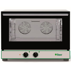 Forno a convezione FIMAR CMP4GPM | 4 teglie 60x40 cm o GN1/1 | con umidificatore | meccanico