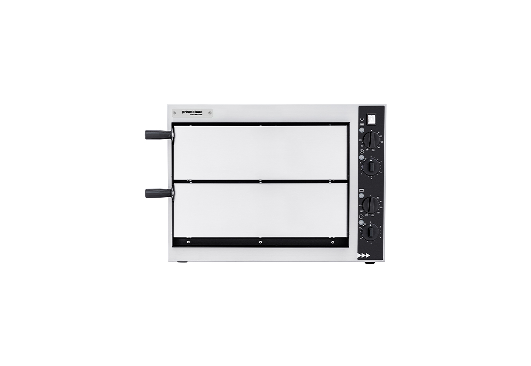 Forno elettrico per pizza Prismafood Basic 2/40 | 2 camere | 1 + 1 pizze Ø32 cm