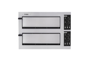 Forno elettrico per pizza Prismafood Basic 2/50 4T | 2 camere | 1 + 1 pizze Ø45 cm