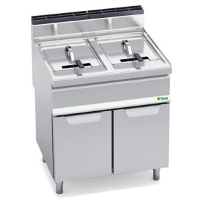 Friggitrice doppia a gas con mobile FIMAR SFM20DM | 20+20 L