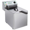 Friggitrice elettrica da banco 1 vasca 8 L | FIMAR FR8N | L26,5xP42,5/60xH36 cm | 3 kW