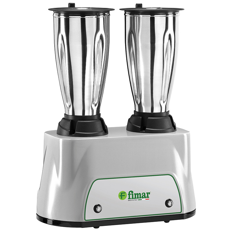 Frullatore doppio FIMAR FR2150I con bicchieri in acciaio inox