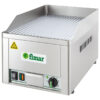 Fry top elettrico da banco, piastra rigata cromata | FIMAR FRY1RC | 33,5x57x30 cm | 3 kW