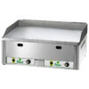 Fry top a gas da banco, piastra liscia cromata | FIMAR FRY2LMC | 66,5x60x30 cm | 8 kW