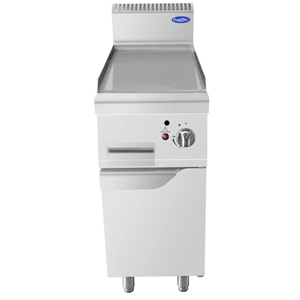 Fry top elettrico liscio Atosa AT9E4G-F-A – serie 90 – 5,7 kW – L40×P90×H114 cm