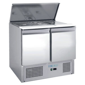 Saladette refrigerata Forcold G-S902-FC | 2 porte | 3 GN1/1 | L104,5xP70xH85 cm