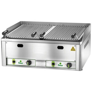 Griglia a gas a pietra lavica FIMAR GL66 – L66xP62,5xH30 cm
