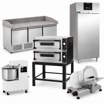 Composizione di attrezzature professionali per kit completi