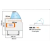 Disegno dimensionale Tecnodom MR80 – Banco Refrigerato Espositivo con Riserva Ventilato Professionale