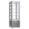 VETRINA VERTICALE PASTICCERIA VENTILATA POSITIVA 4 LATI VETRO – Temp. +2°C/+10°C Dim. 60×64,5×184h cm