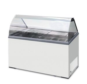 Vetrina gelato statica ICE 7 – 7 gusti – -23°C/-13°C – L130,5×P63,5×H124 cm