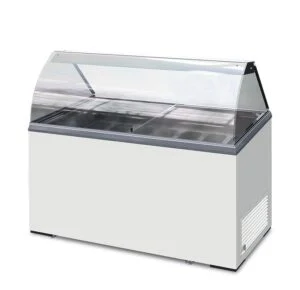 Vetrina gelato statica ICE 7 – 7 gusti – -23°C/-13°C – L130,5×P63,5×H124 cm