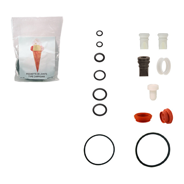 Kit guarnizioni tipo Carpigiani Soft & Go P - codice 452125638