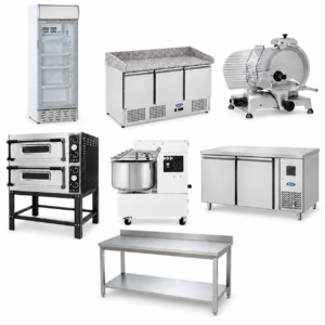 Kit pizzeria d’asporto con otto attrezzature incluse