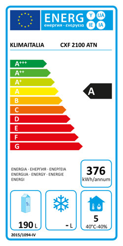 Klimaitalia CXF 2100 ATN etichetta energetica classe A
